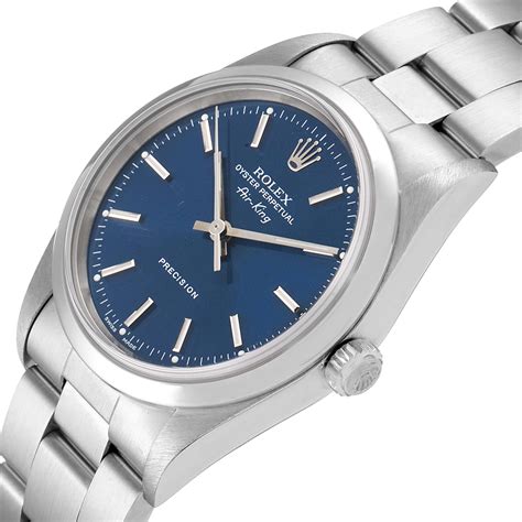 rolex air king stainless steel price|rolex air king cost.